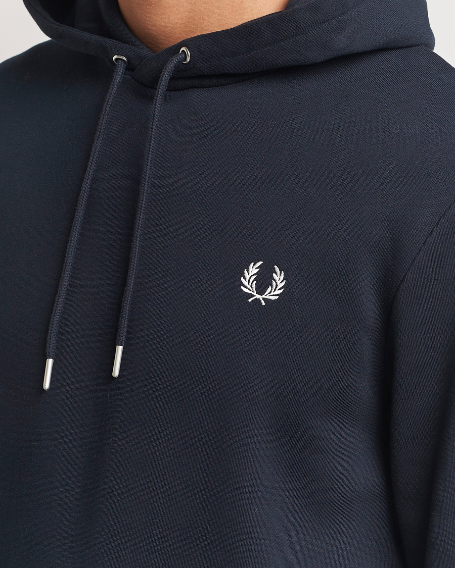 Herr | Tröjor | Fred Perry | Tipped Hoodie Navy