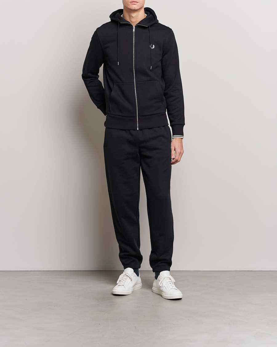 Herr | Byxor | Fred Perry | Loopback Sweatpants Black