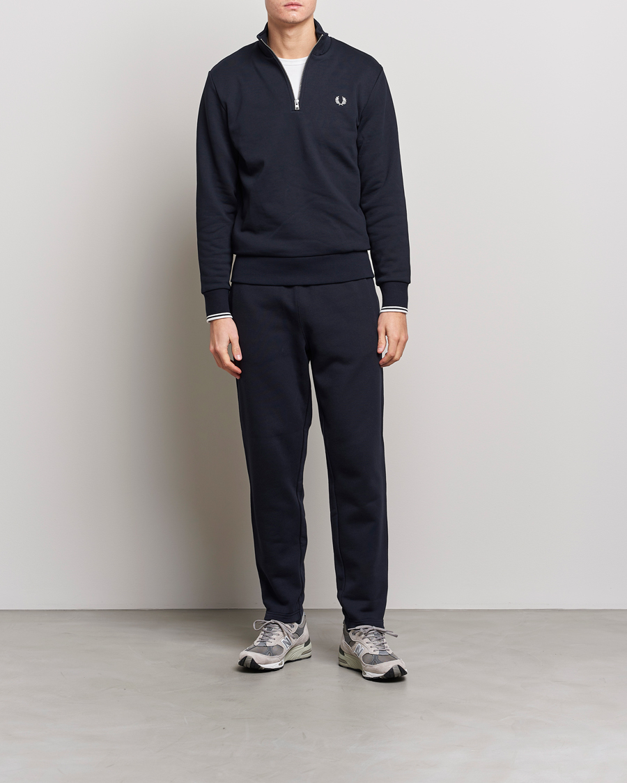 Herr | Byxor | Fred Perry | Loopback Sweatpants Navy