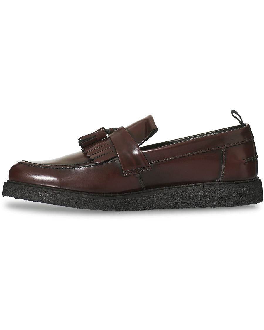 Herr | Fred Perry George Cox Tassel Loafers Oxblood | Fred Perry | George Cox Tassel Loafers Oxblood