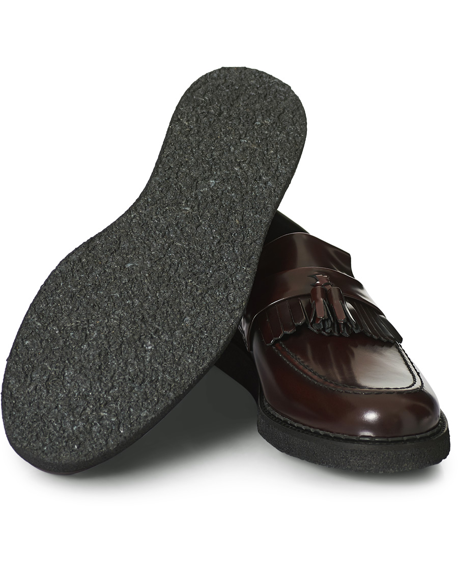 Herr | Fred Perry George Cox Tassel Loafers Oxblood | Fred Perry | George Cox Tassel Loafers Oxblood