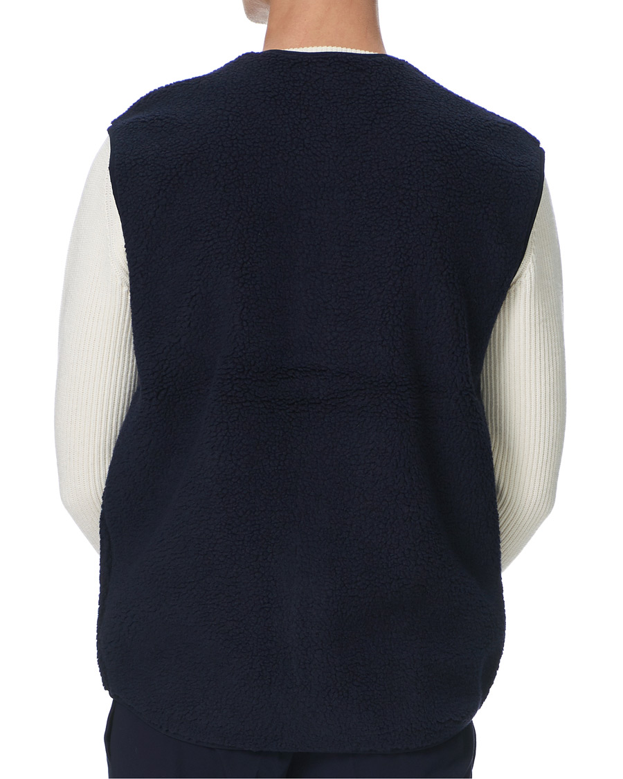 Herr | Tröjor | Samsøe Samsøe | Samsøe & Samsøe Frederik Recycled Fleece Vest Sky Captain