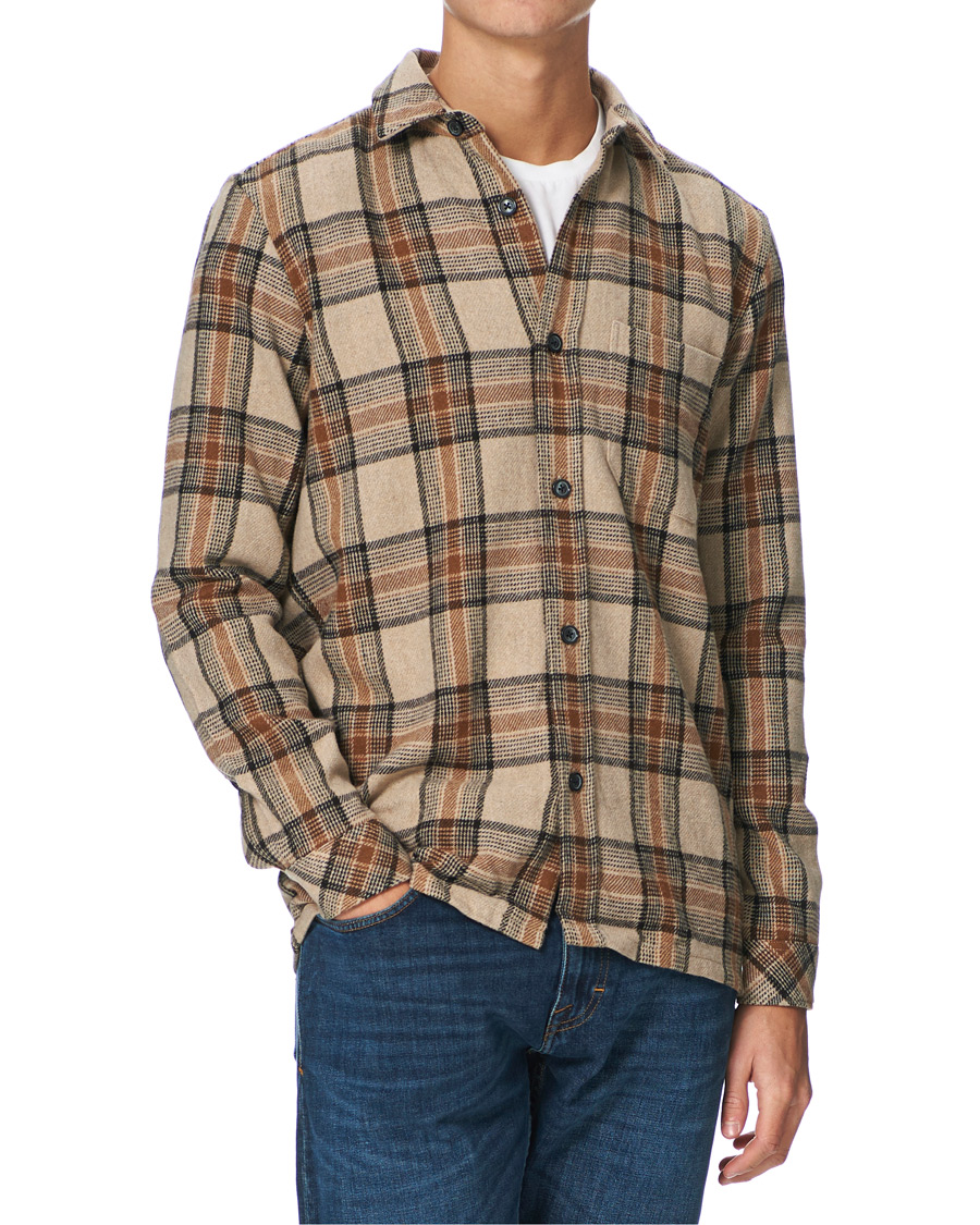 Herr | Skjortor | Samsøe Samsøe | Samsøe & Samsøe Waltones Recycled Overshirt Humus