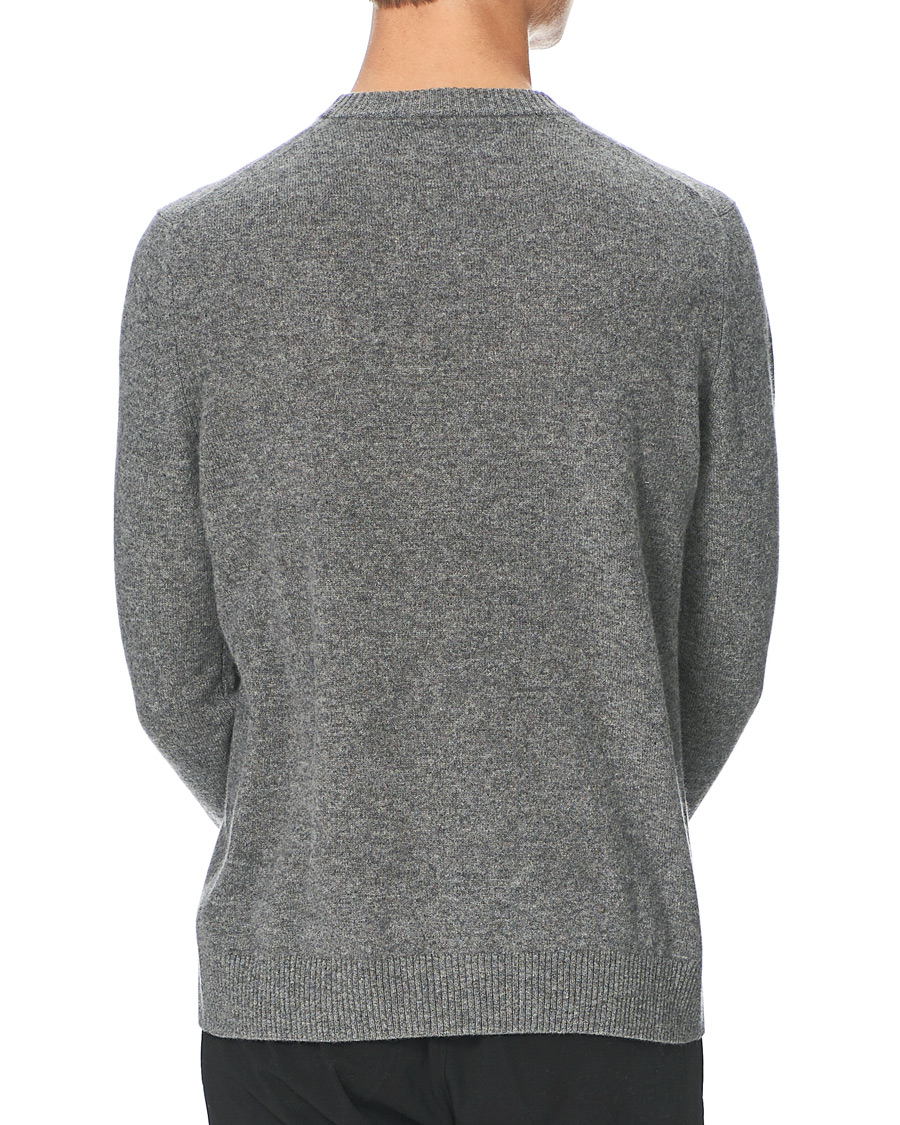 Herr | Tröjor | Samsøe Samsøe | Samsøe & Samsøe Nobis Cashmere Crew Neck Grey Mel