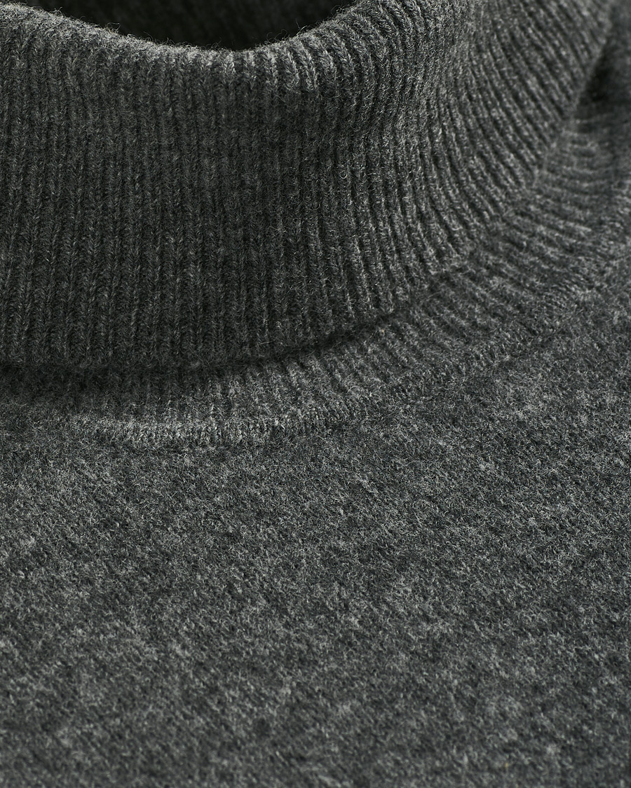 Herr | Tröjor | Samsøe Samsøe | Samsøe & Samsøe Viktor Knitted Wool Rollneck Grey Mel