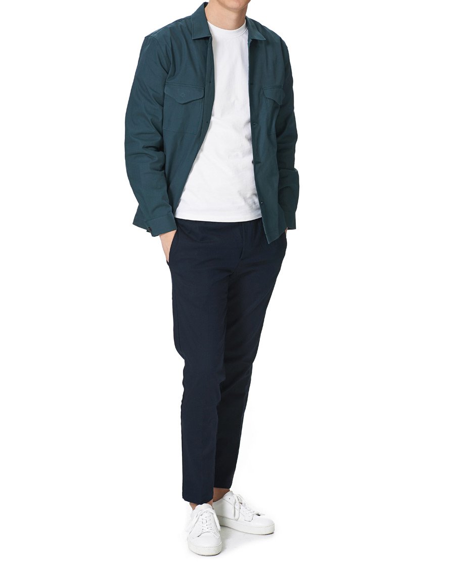 Herr | Skjortor | Paul Smith | Organic Cotton Overshirt Green