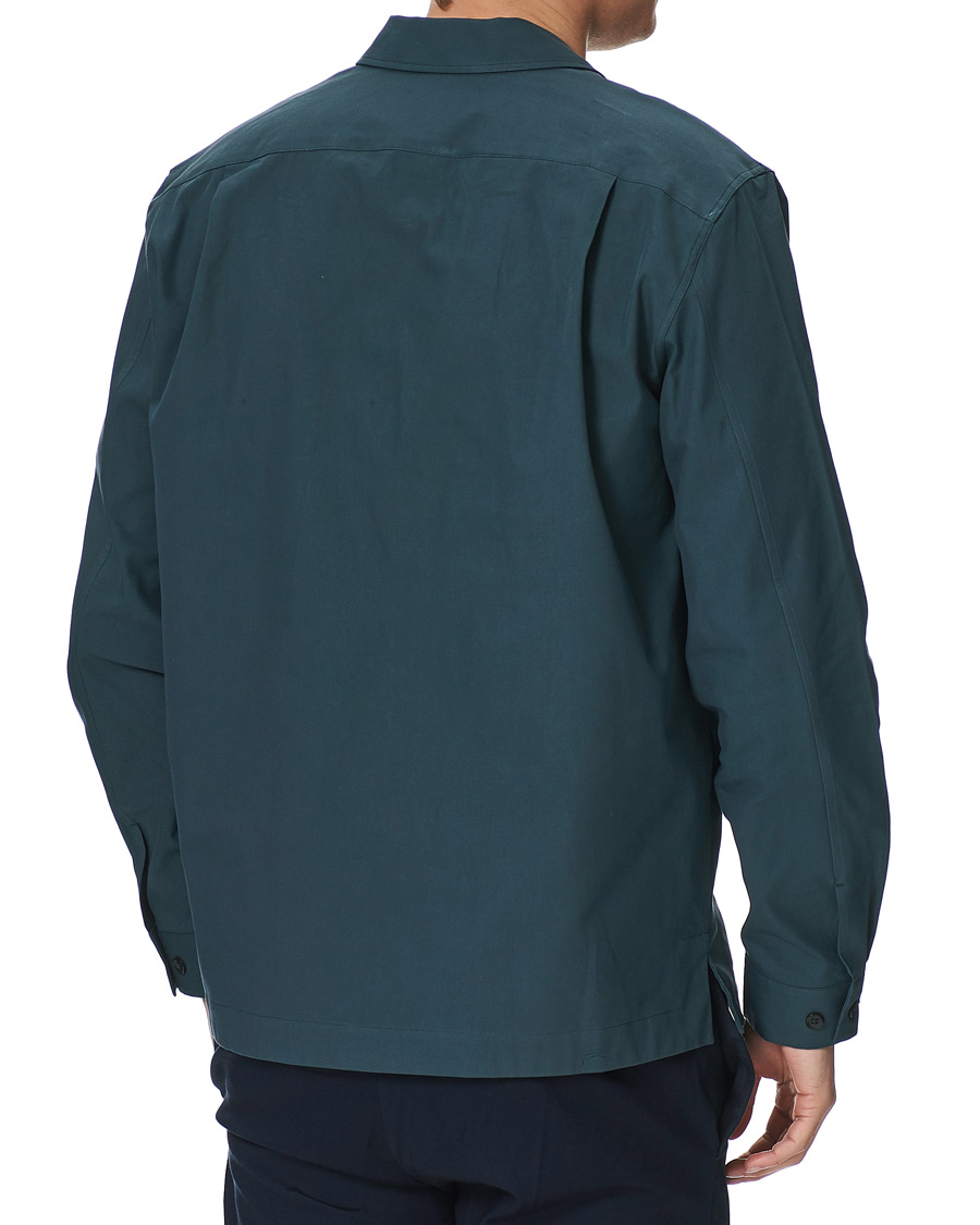 Herr | Skjortor | Paul Smith | Organic Cotton Overshirt Green