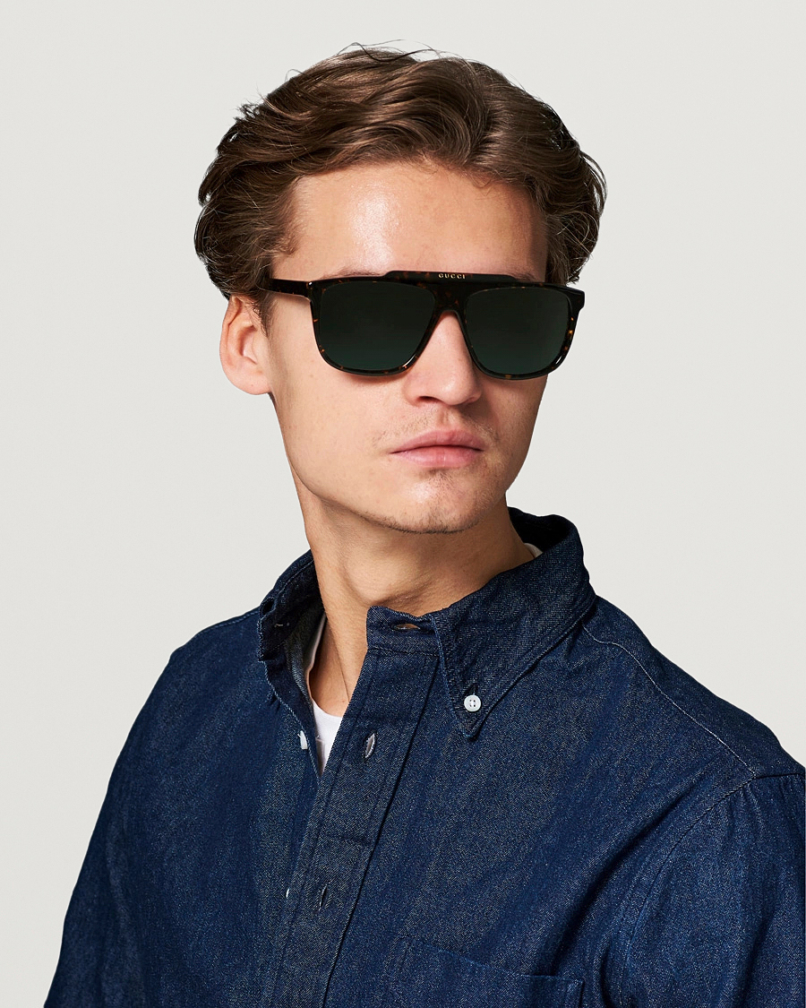 Herr | Gucci GG1039S Sunglasses Havana Green | Gucci | GG1039S Sunglasses Havana Green