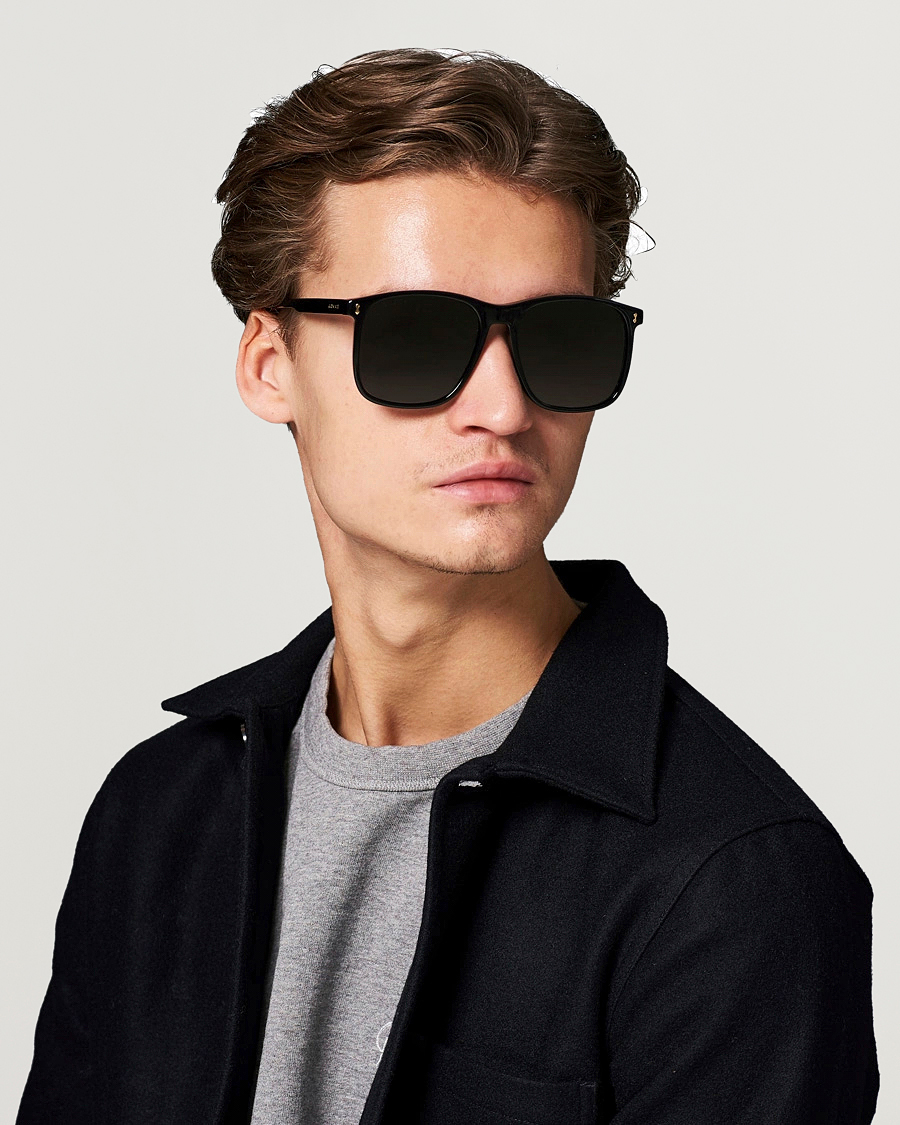 Herr | D-formade solglasögon | Gucci | GG1041S Sunglasses Black Grey