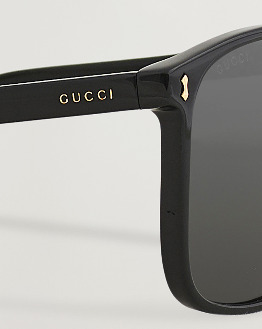 Herr | Gucci GG1041S Sunglasses Black Grey | Gucci | GG1041S Sunglasses Black Grey