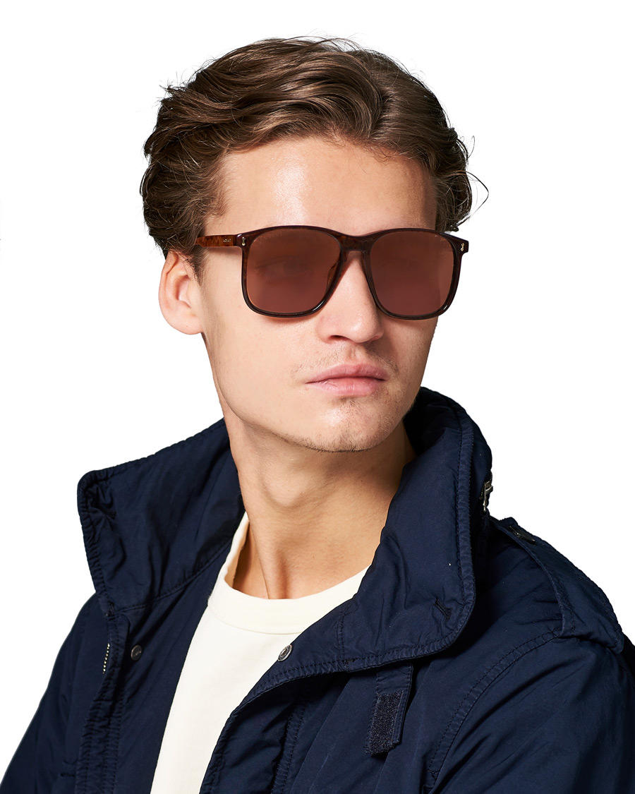 Herr | D-formade solglasögon | Gucci | GG1041S Sunglasses Brown