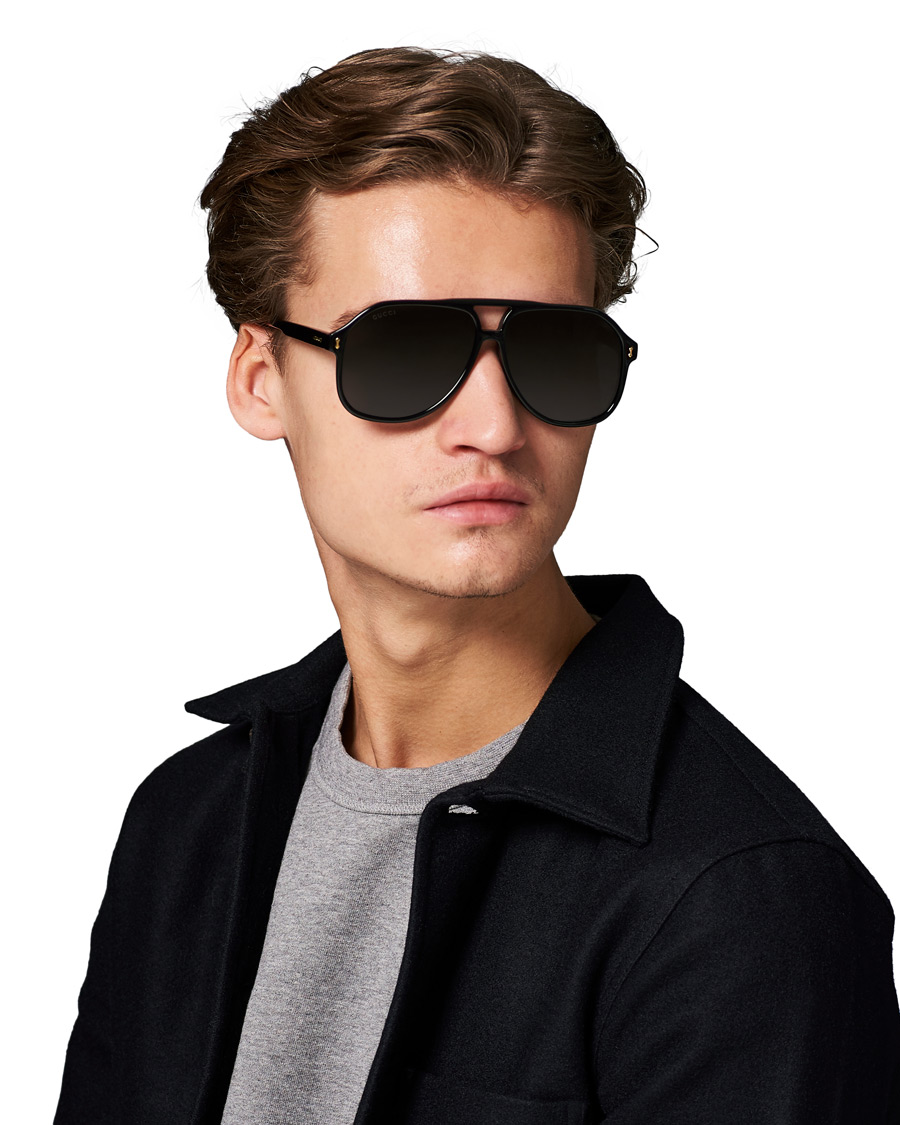 Herr | Gucci GG1042S Sunglasses Black | Gucci | GG1042S Sunglasses Black