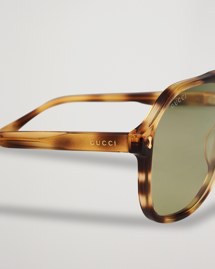 Herr | Gucci GG1042S Sunglasses Havana Green | Gucci | GG1042S Sunglasses Havana Green