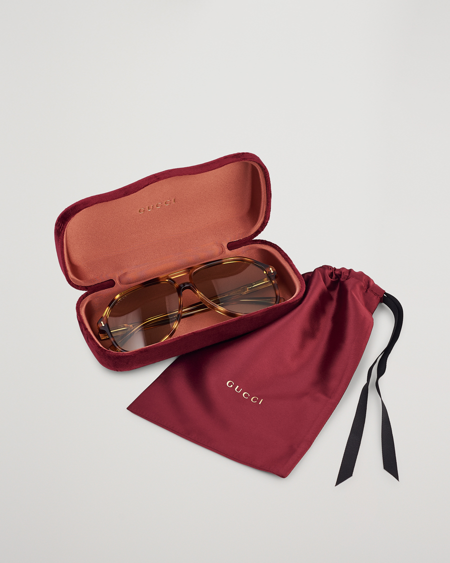 Herr | Gucci GG1042S Sunglasses Havana Green | Gucci | GG1042S Sunglasses Havana Green