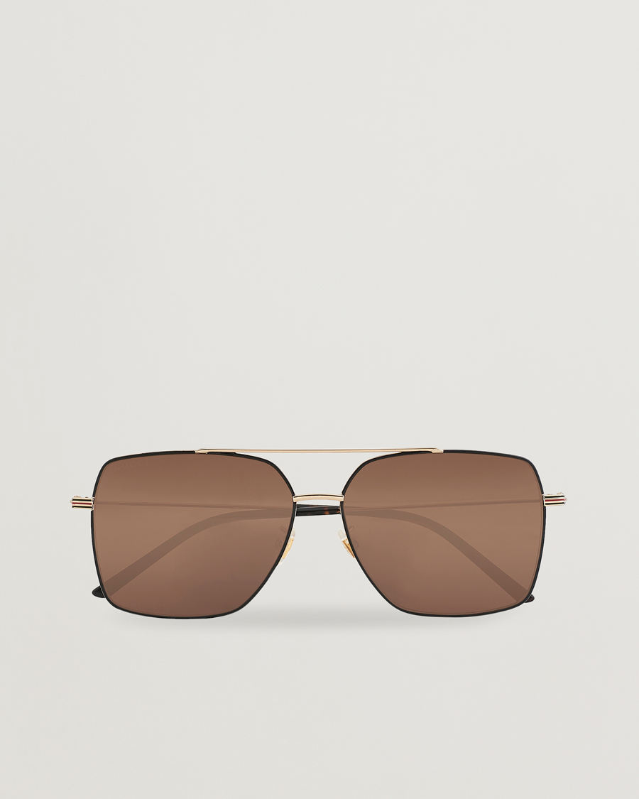 Herr | Solglasögon | Gucci | GG1053SK Sunglasses Gold Brown