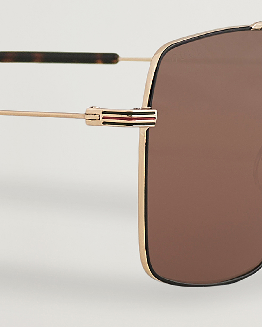 Herr | Solglasögon | Gucci | GG1053SK Sunglasses Gold Brown
