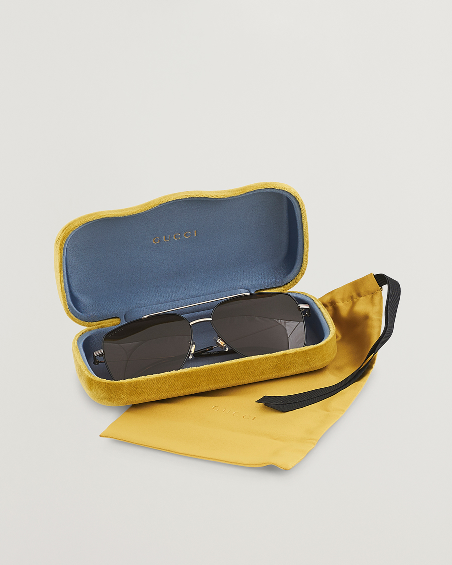 Herr | Solglasögon | Gucci | GG1053SK Sunglasses Gold Brown