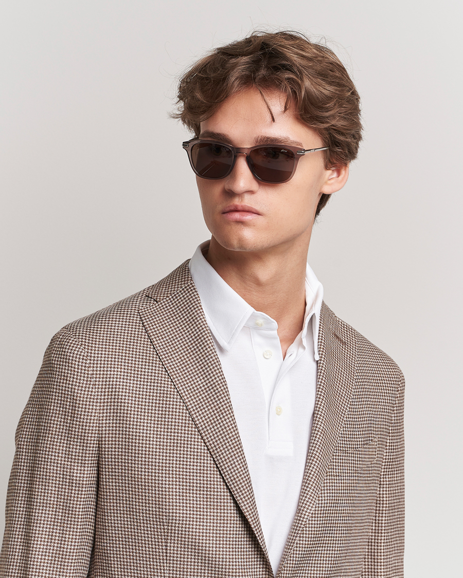 Herr | Solglasögon | Brioni | BR0092S Titanium Sunglasses Grey Silver