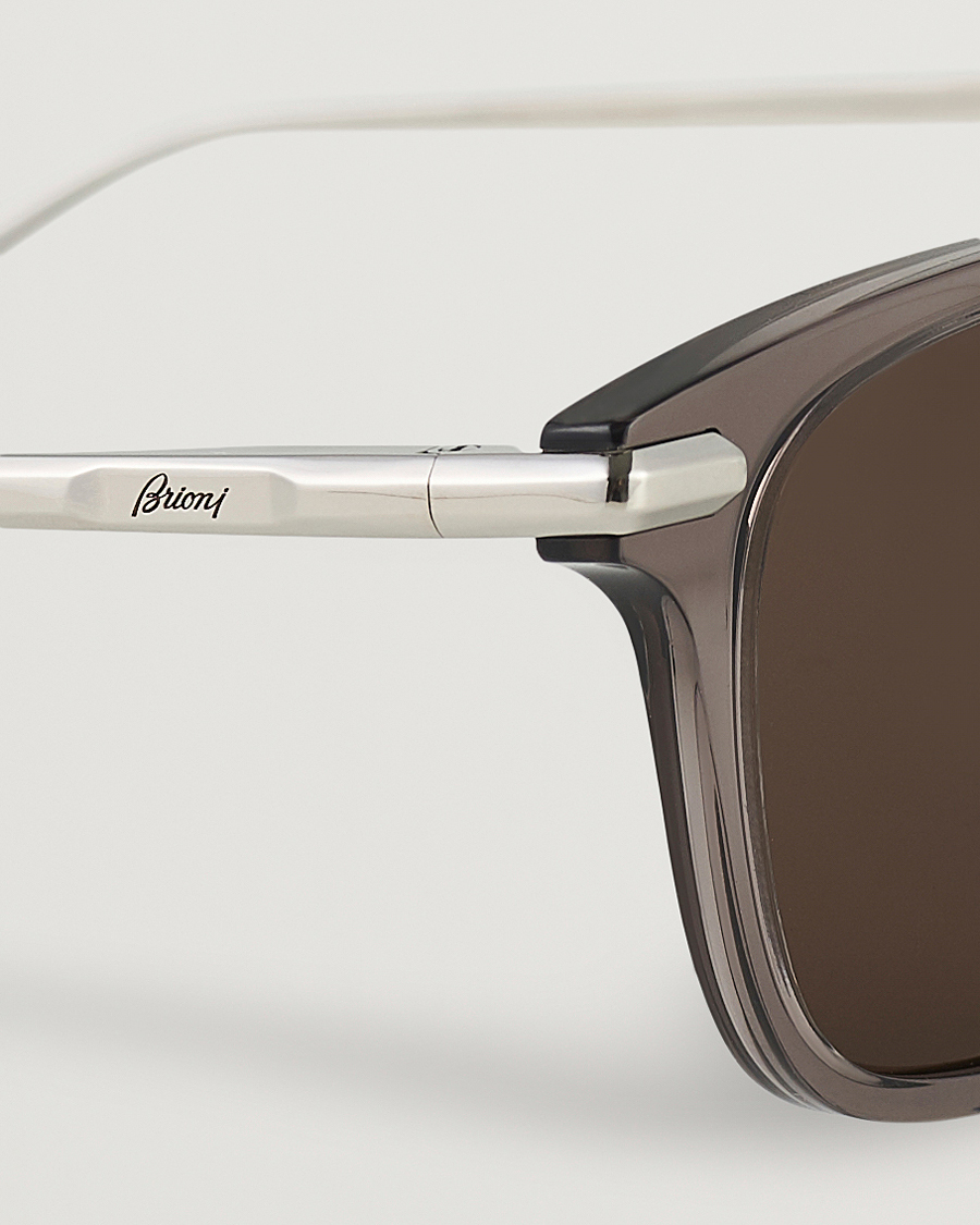 Herr | Brioni BR0092S Titanium Sunglasses Grey Silver | Brioni | BR0092S Titanium Sunglasses Grey Silver