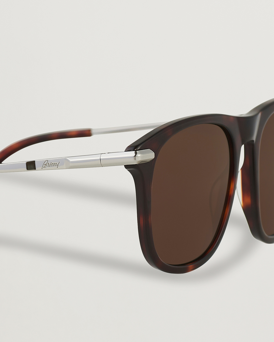 Herr | Brioni BR0094S Sunglasses Havana Brown | Brioni | BR0094S Sunglasses Havana Brown