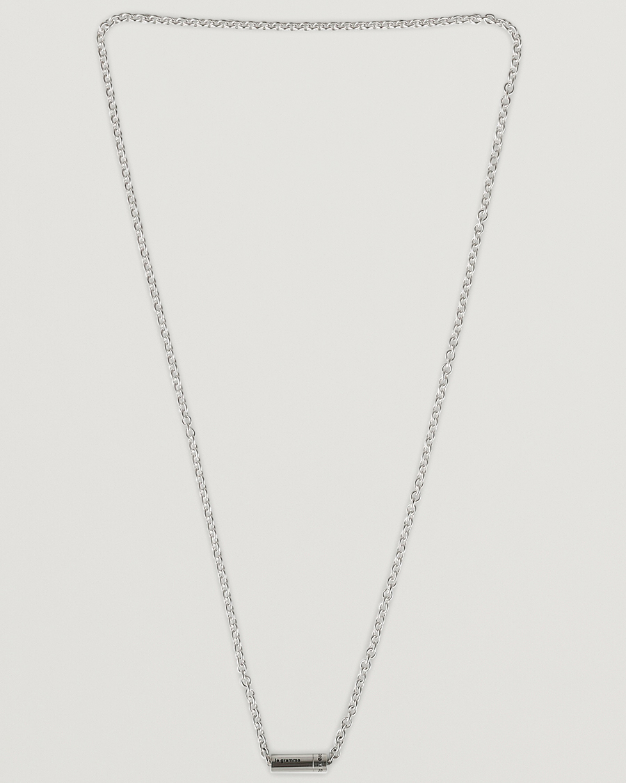 Herr | LE GRAMME Chain Cable Necklace Sterling Silver 27g | LE GRAMME | Chain Cable Necklace Sterling Silver 27g