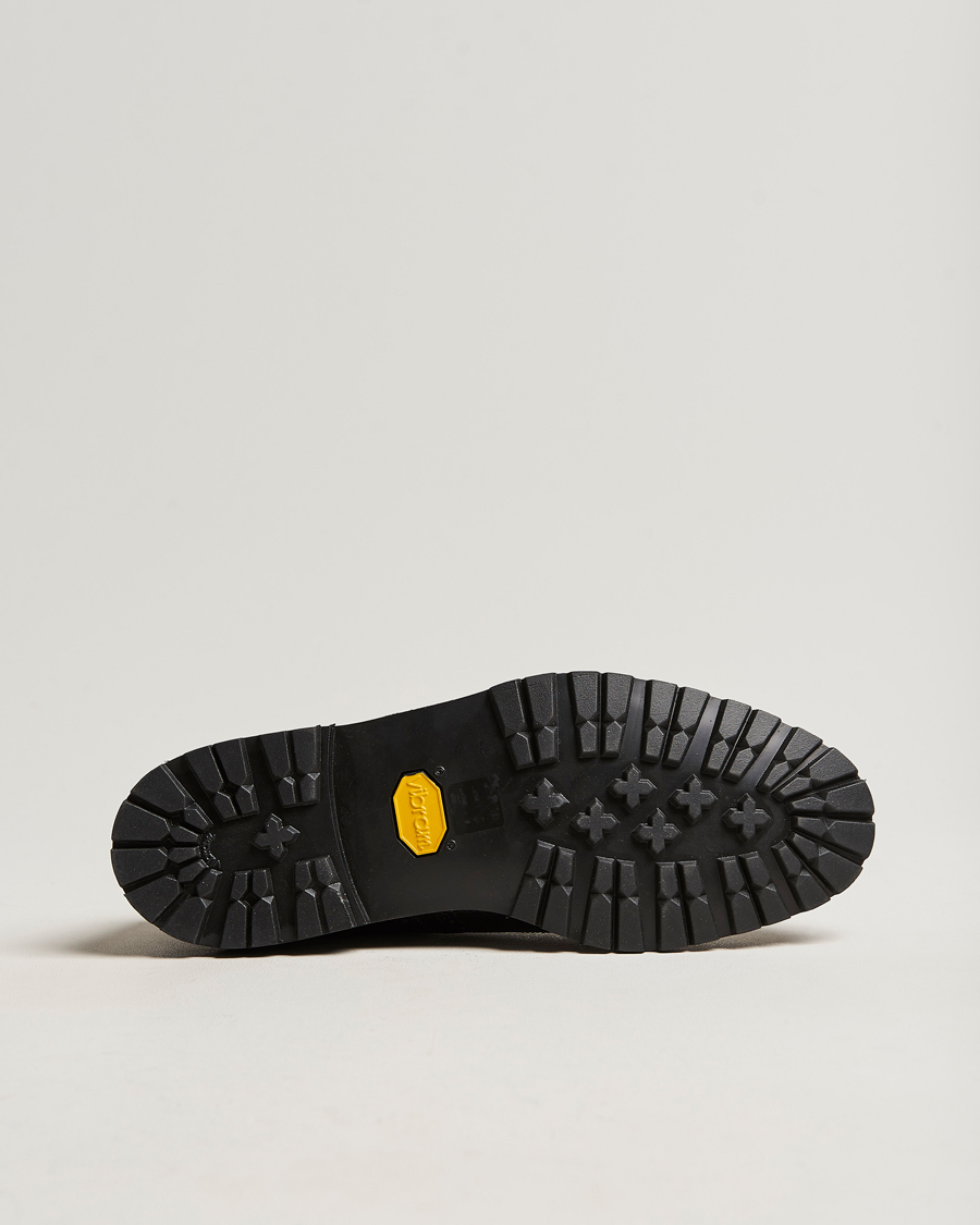 Herr | Derbys | Crockett & Jones | Pembroke Derbys Scotch Grain Vibram Black Calf