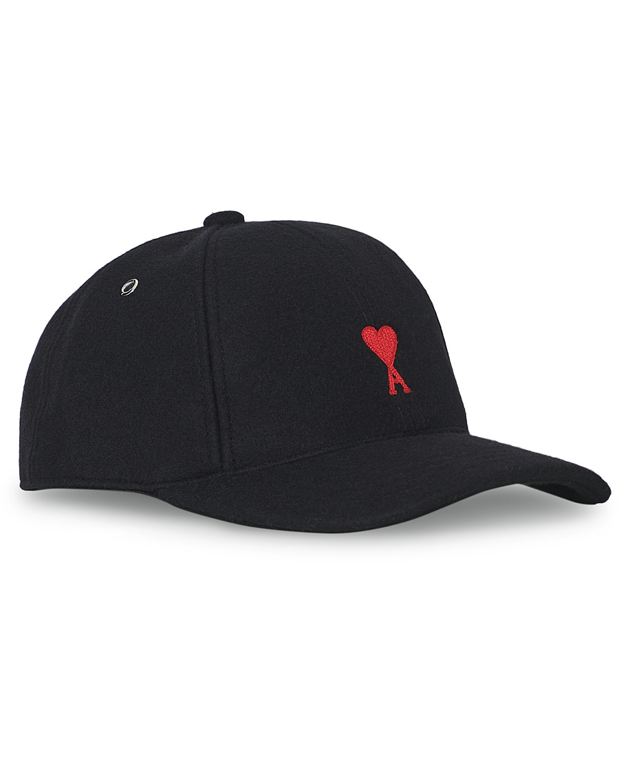 Herr | AMI Felted Wool Cap Black | AMI | Felted Wool Cap Black