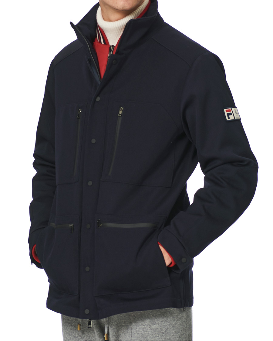 Herr | Jackor | Piacenza Cashmere | X FILA Telavera Jacket Black