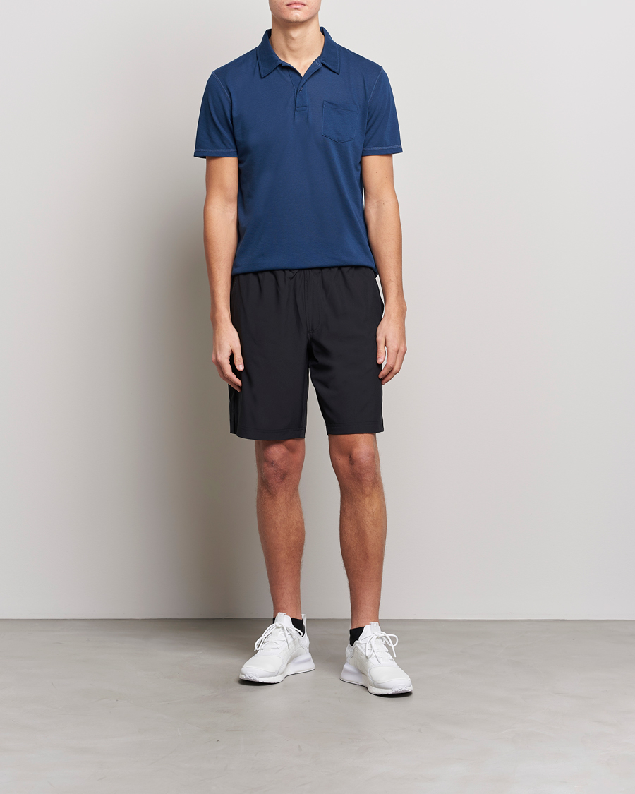 Herr | Pikéer | Sunspel | Active Pique Polo Navy