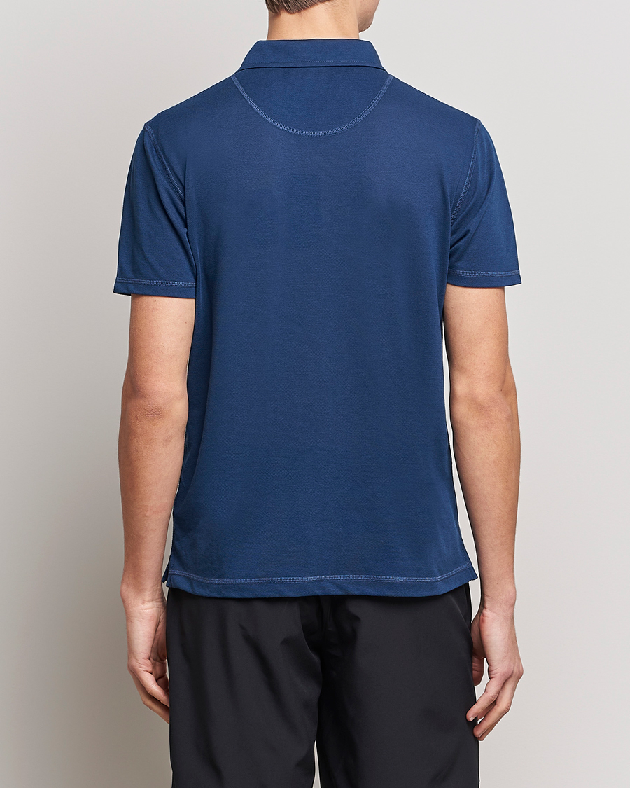 Herr | Pikéer | Sunspel | Active Pique Polo Navy