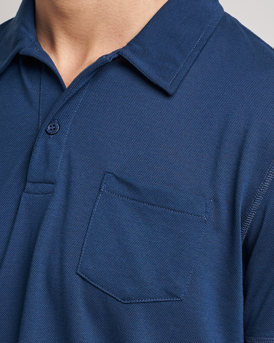 Herr | Pikéer | Sunspel | Active Pique Polo Navy
