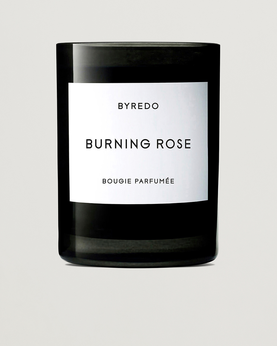Herr | Doftljus | BYREDO | Candle Burning Rose 240gr