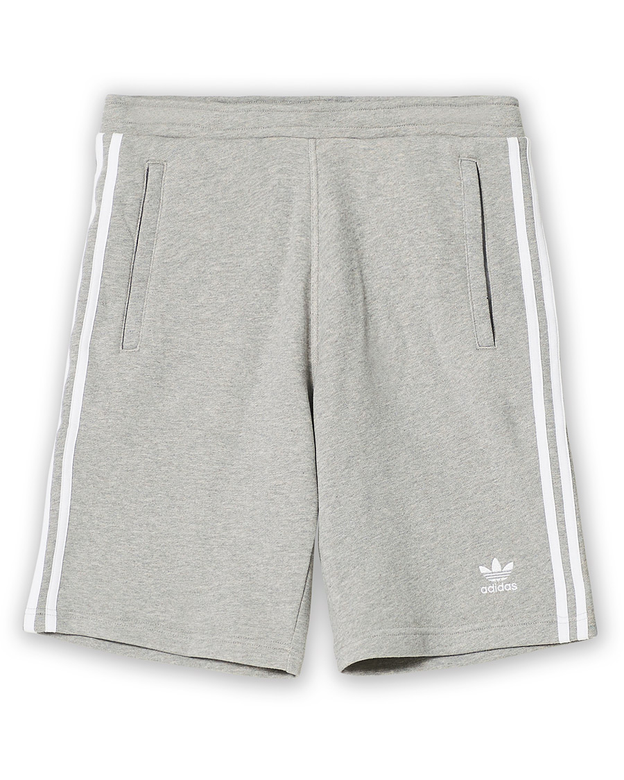 Herr | Shorts | adidas Originals | 3 Stripe Shorts Grey Melange
