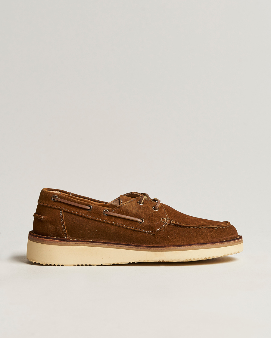 Herr | Astorflex Boatflex Moccasin Brown Suede | Astorflex | Boatflex Moccasin Brown Suede