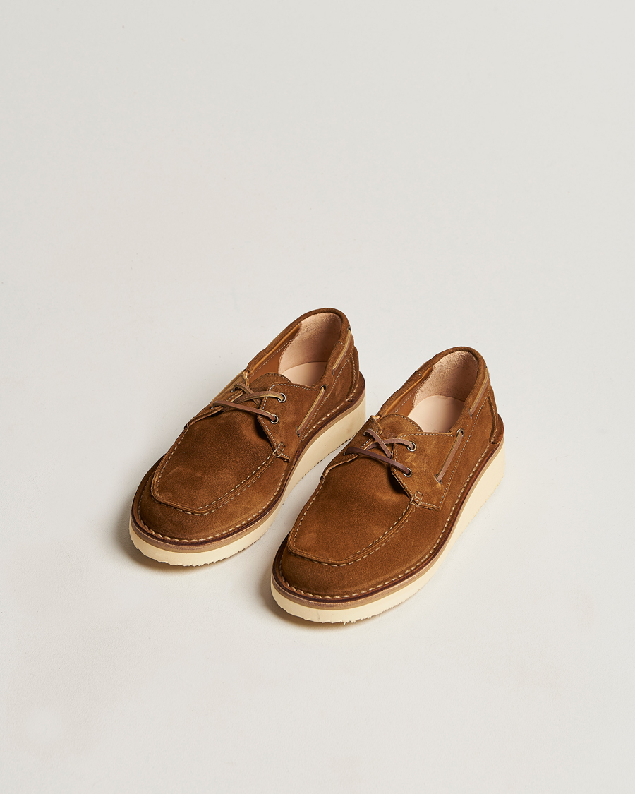 Herr | Mockaskor | Astorflex | Boatflex Moccasin Brown Suede