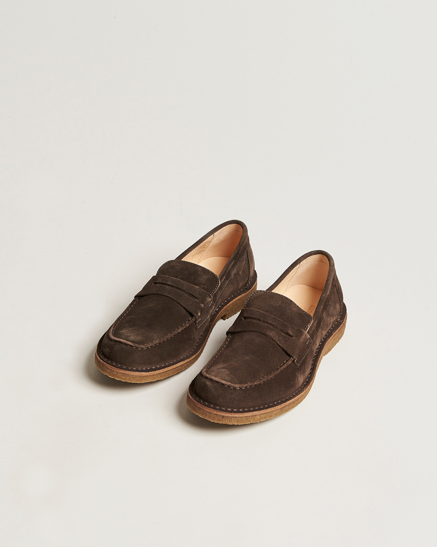 Herr | Loafers | Astorflex | Mokaflex Loafer Dark Brown Suede