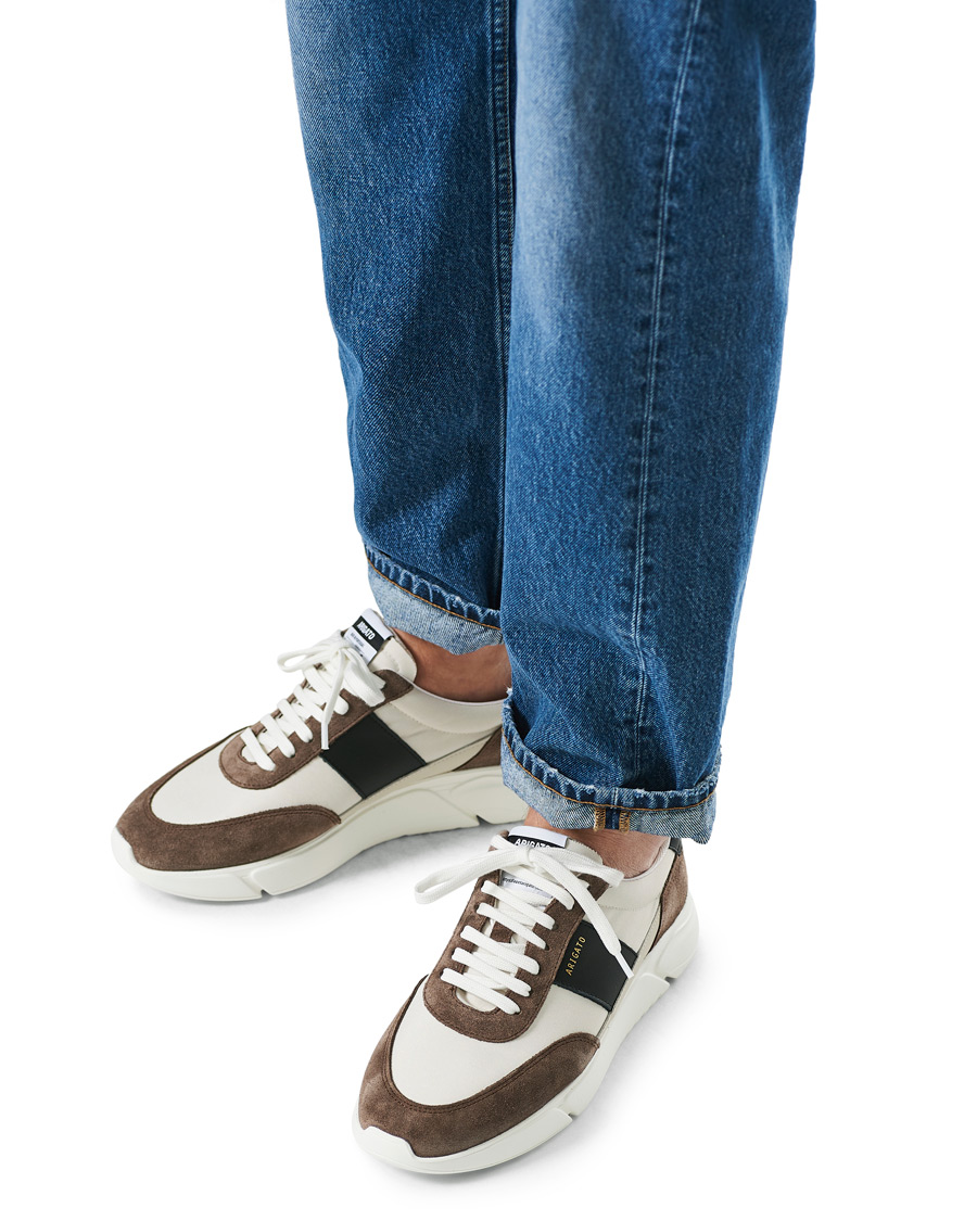 Herr | Axel Arigato Genesis Vintage Runner Sneaker Beige/Brown/Black | Axel Arigato | Genesis Vintage Runner Sneaker Beige/Brown/Black