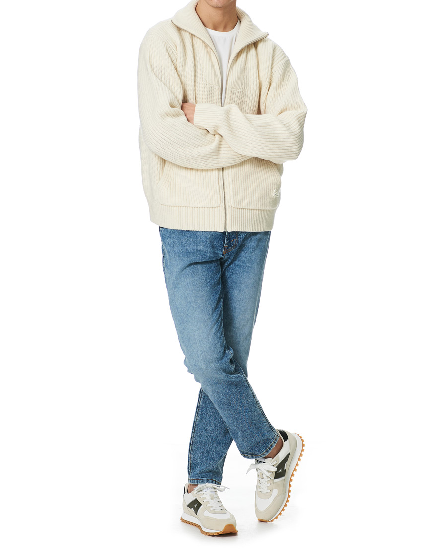 Herr | Tröjor | Axel Arigato | Taro Full Zip Sweater Ecru