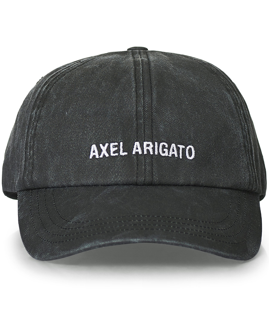 Herr | Axel Arigato AA Logo Cap Washed Black | Axel Arigato | AA Logo Cap Washed Black