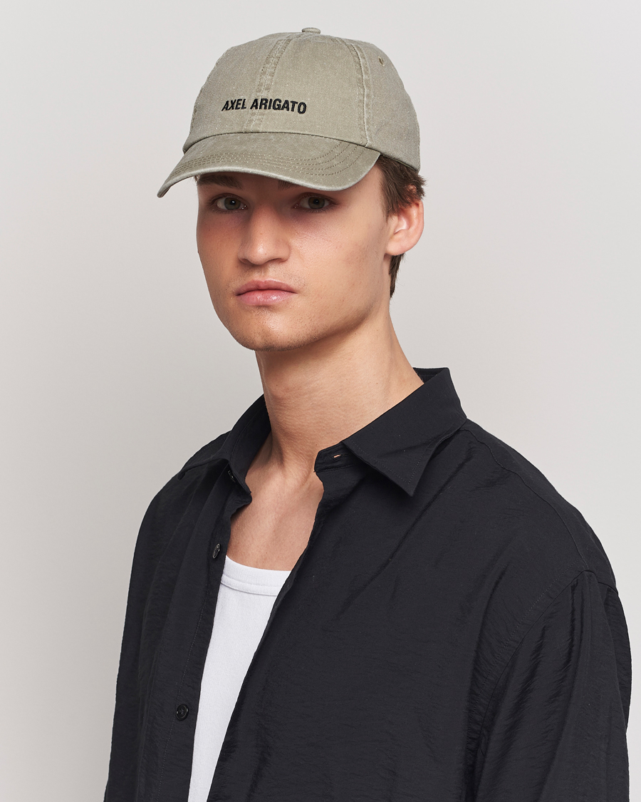 Herre | Tilbehør | Axel Arigato | AA Logo Cap Washed Beige