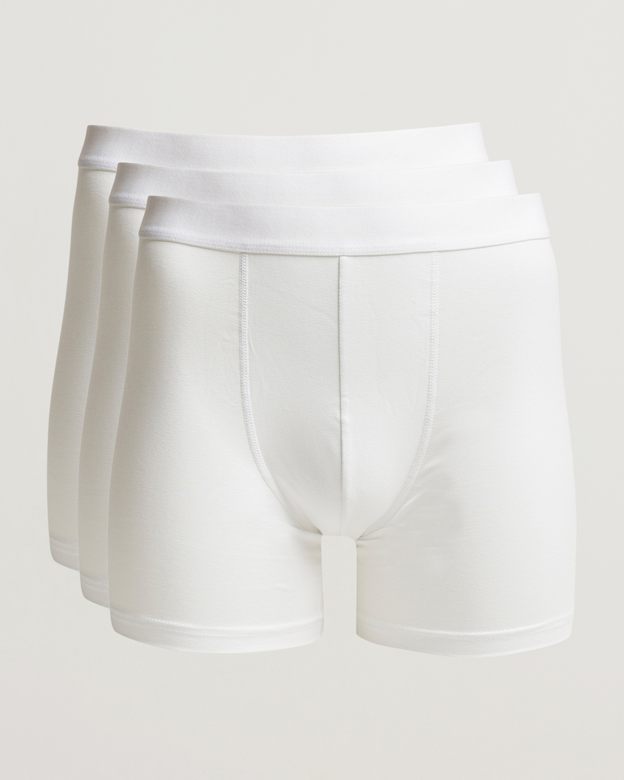 Herr | Bread & Boxers | Bread & Boxers | 3-Pack Long Boxer Brief White