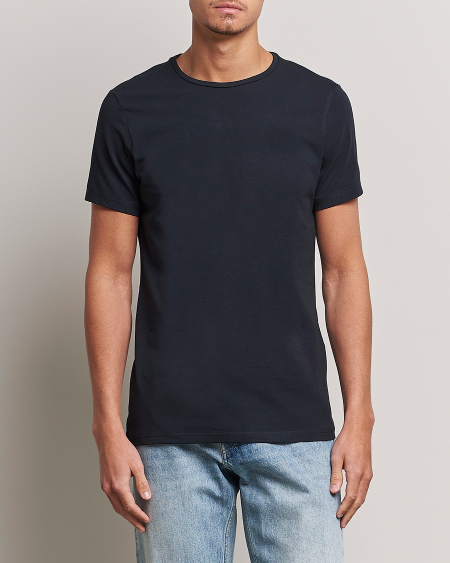 Herr | Bread & Boxers | Bread & Boxers | 2-Pack Crew Neck Tee Dark Navy