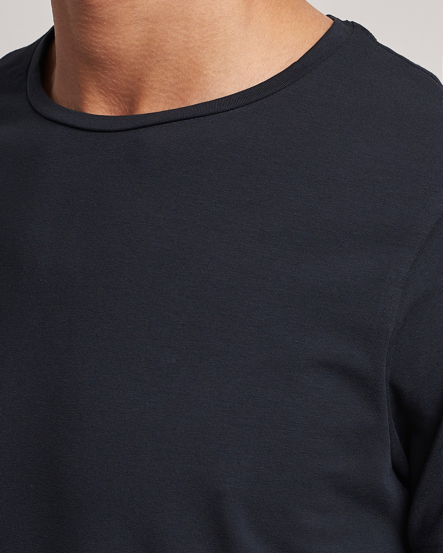 Herr | T-Shirts | Bread & Boxers | 2-Pack Crew Neck Tee Dark Navy