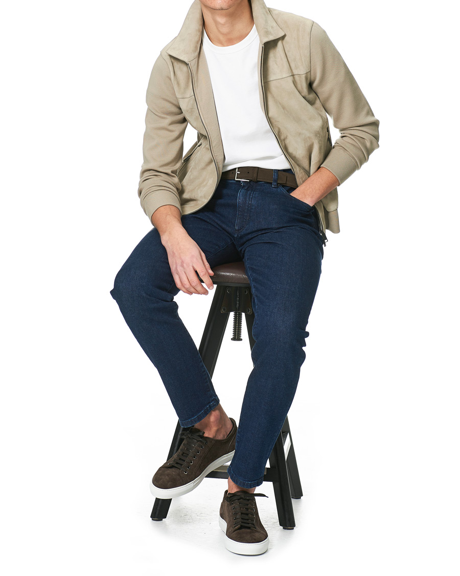 Herr | Jackor | Brioni | Wool/Suede Hybrid Jacket Beige