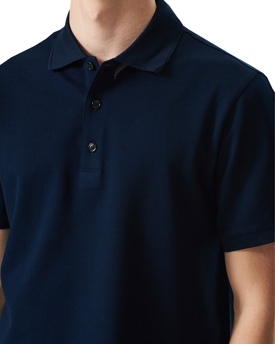 Herr | Pikéer | Brioni | Short Sleeve Piquet Polo Navy