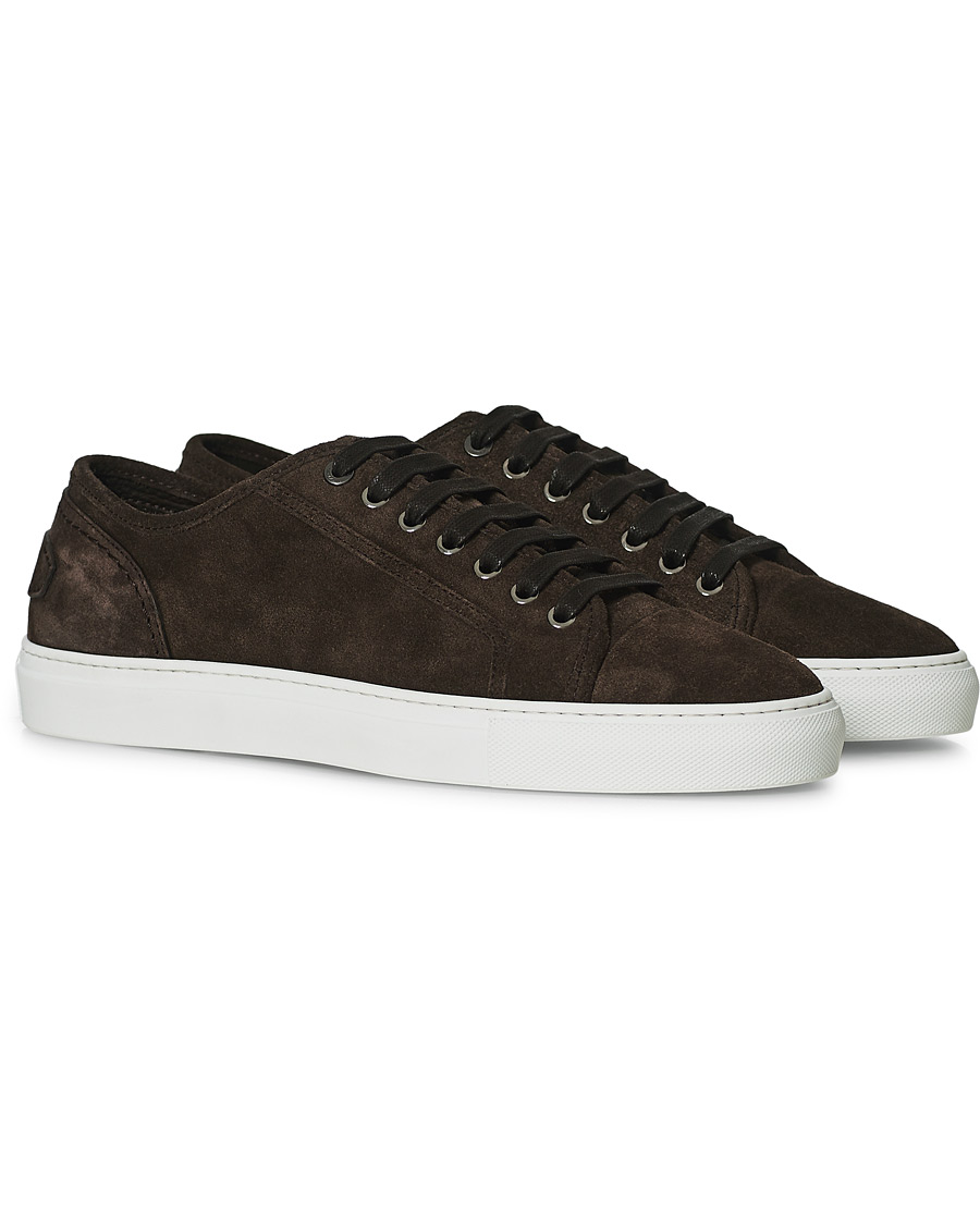 Herr | Brioni Cassetta Suede Sneakers Dark Brown | Brioni | Cassetta Suede Sneakers Dark Brown