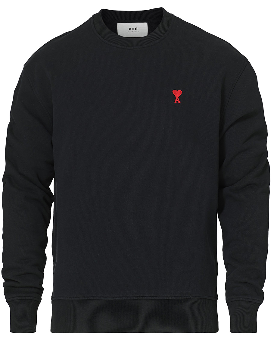 Herr | Tröjor | AMI | Heart Logo Sweatshirt Black