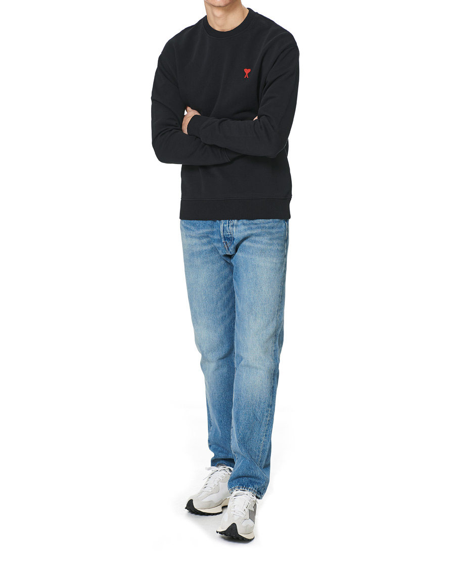 Herr | Tröjor | AMI | Heart Logo Sweatshirt Black