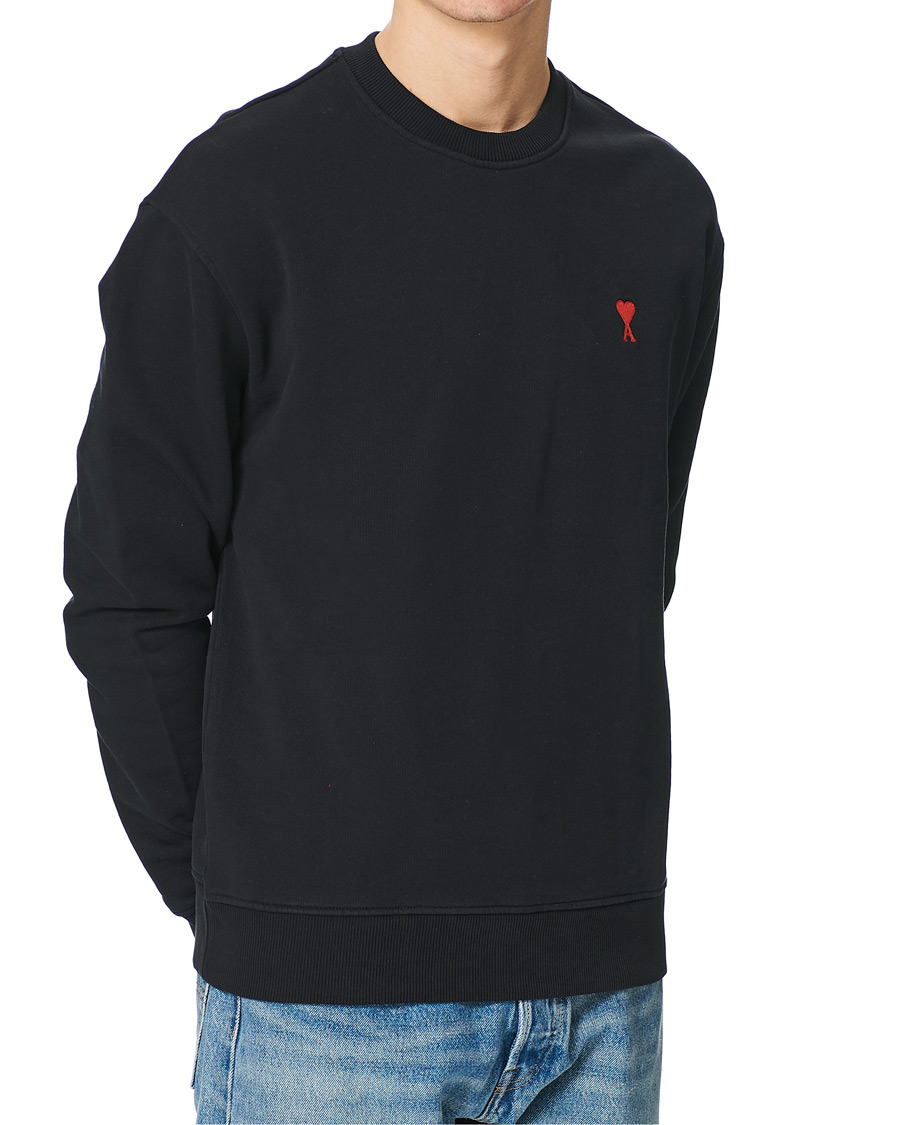 Herr | Tröjor | AMI | Heart Logo Sweatshirt Black