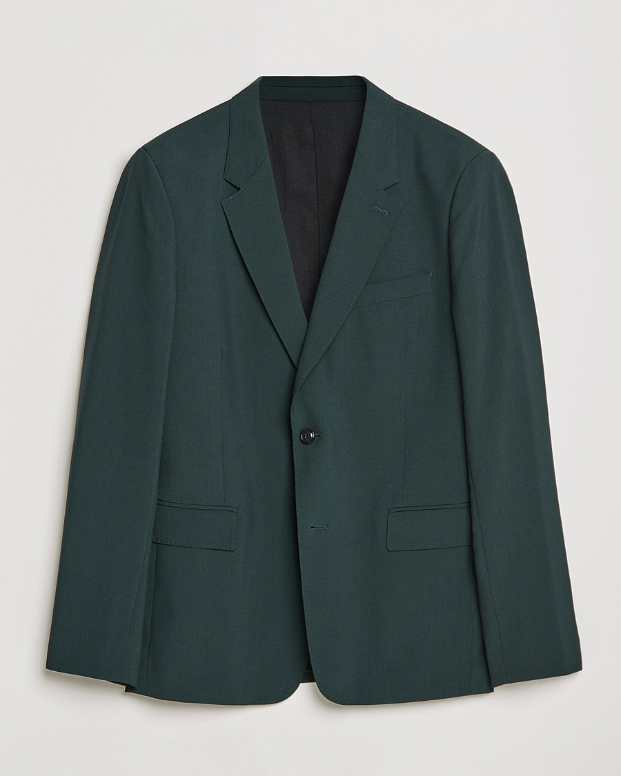 Herr | Kavajer | AMI | Wool Blazer Evergreen